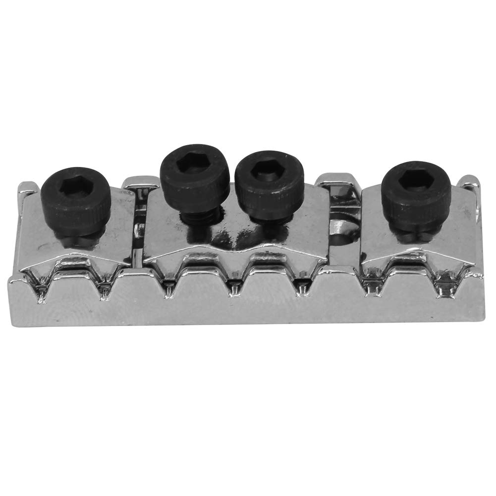 Premium Zinc Alloy Electric Guitar Locking Nut - Durable 7-String Double Rocking Guitar Accessory for Professional Musicians | Perfect for Stage Performances & Studio Recordings