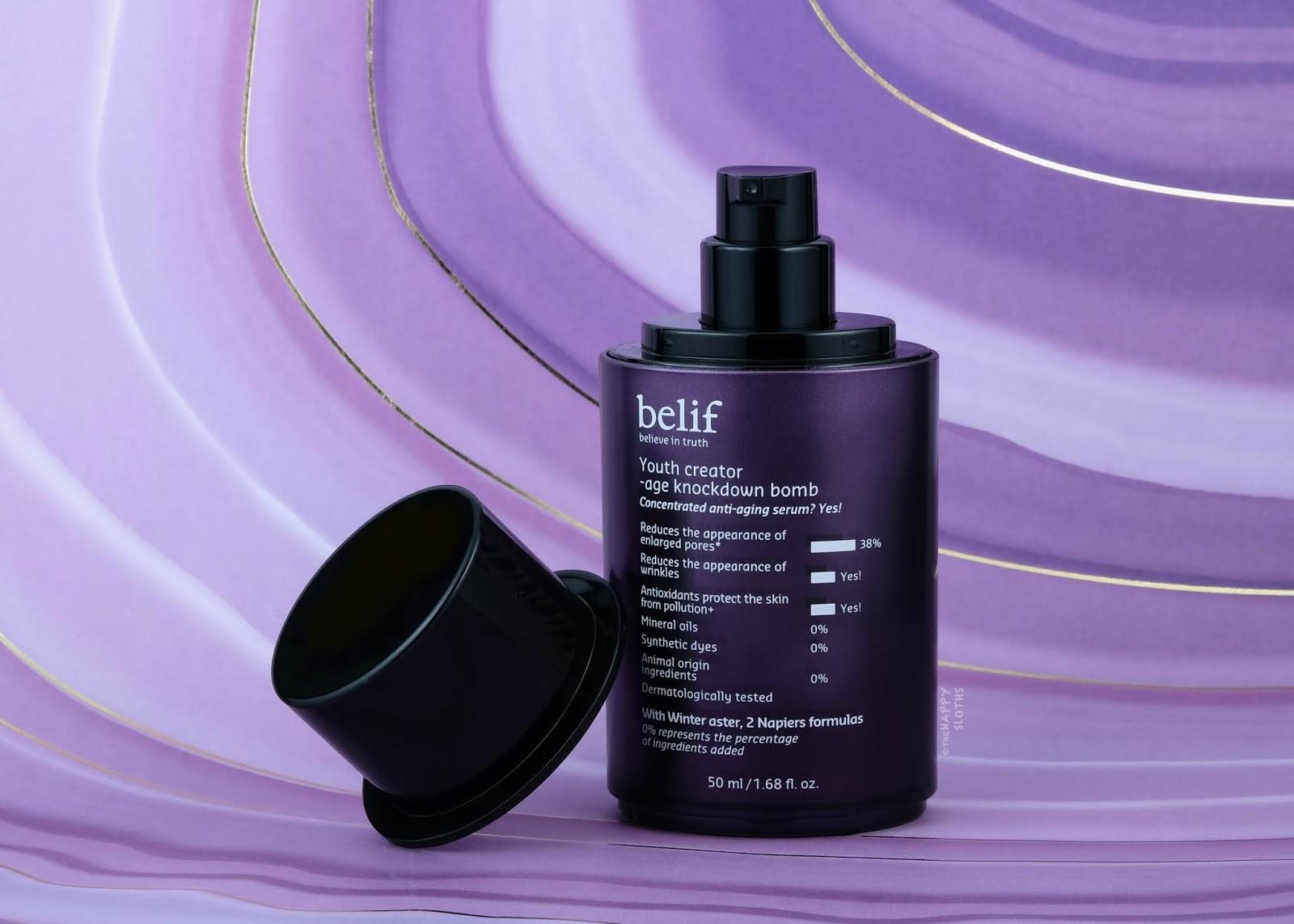 belif Youth Creator Age Knockdown Bomb 50mL - Anti-Aging Moisturizer Cream for Youthful Skin | Perfect for Nighttime Skincare Routine & Daily Hydration