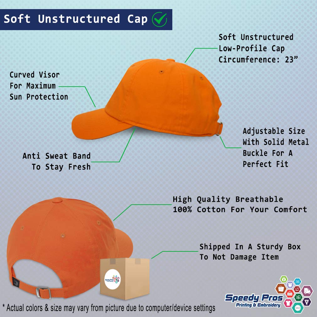 Speedy Pros Soft Baseball Cap - Deer Hunting Embroidery Twill Cotton Dad Hat for Men & Women | Outdoor Hunting, Camping & Casual Wear