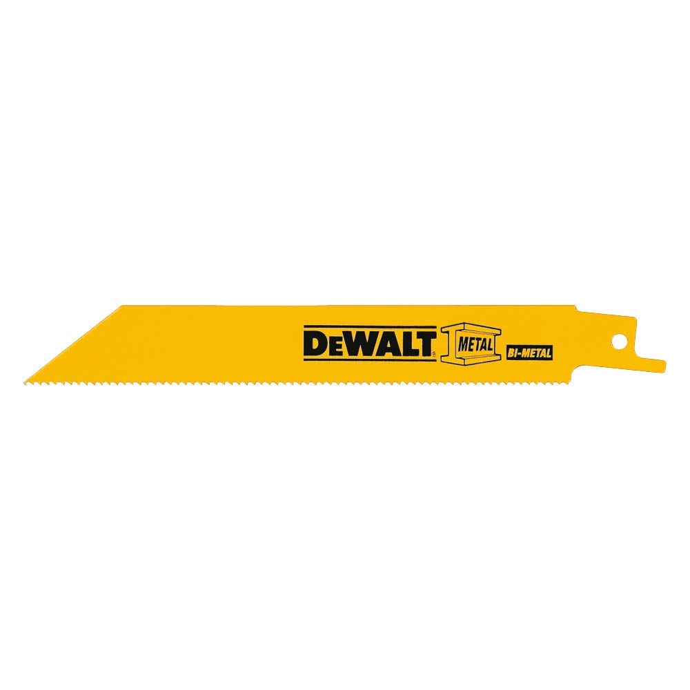 DEWALT 12-Inch 18 TPI Reciprocating Saw Blades, 25-Pack (DW4822B25) - Premium Straight Back Design for Wood, Metal & Demolition Cutting - Ideal for Construction, Renovation & DIY Projects