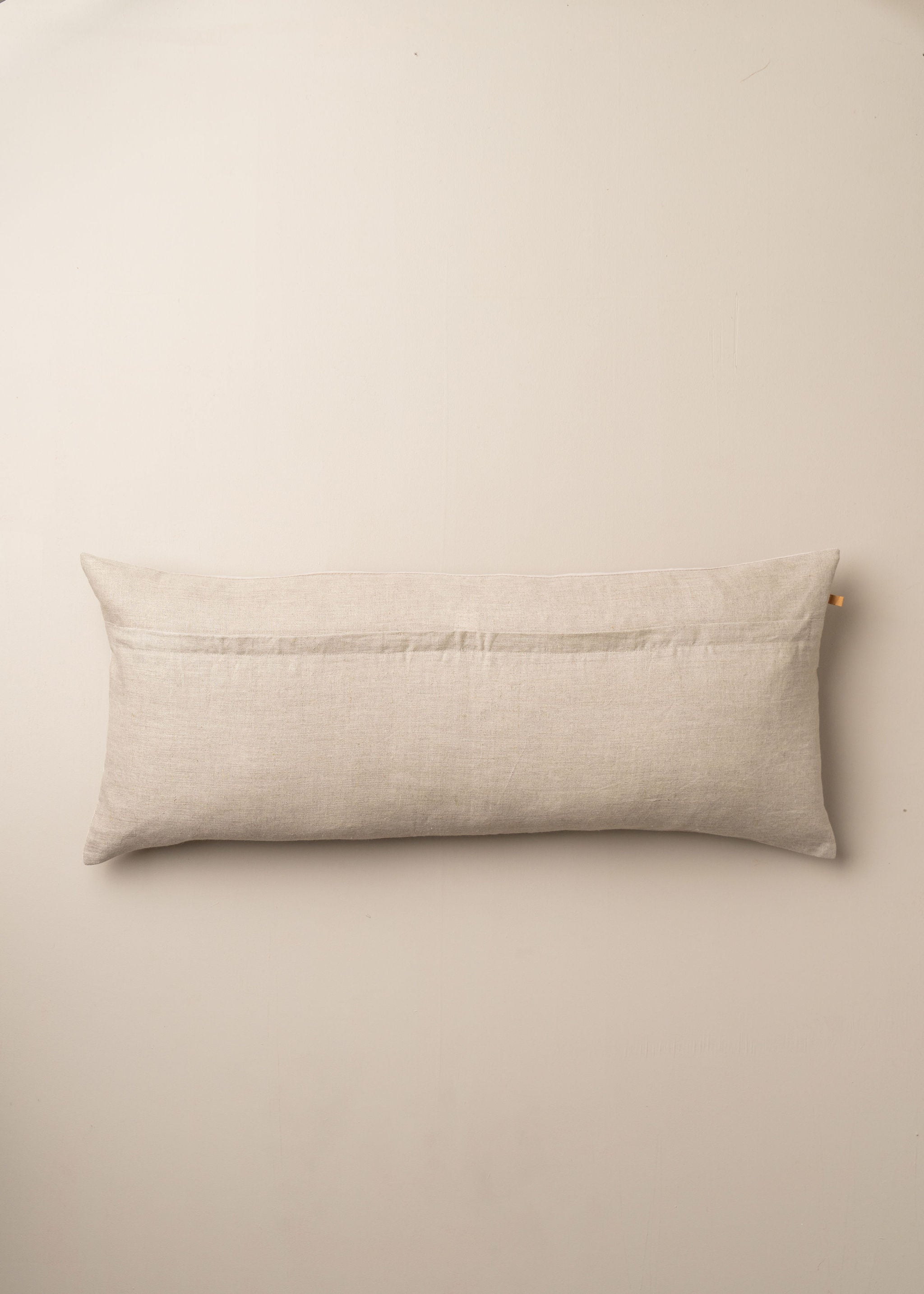 Premium Linen & Velvet Bolster Cushion - Olive Green | Support Pillow for Sofa, Bed & Floor Lounging | Home Decor & Comfort Accessory