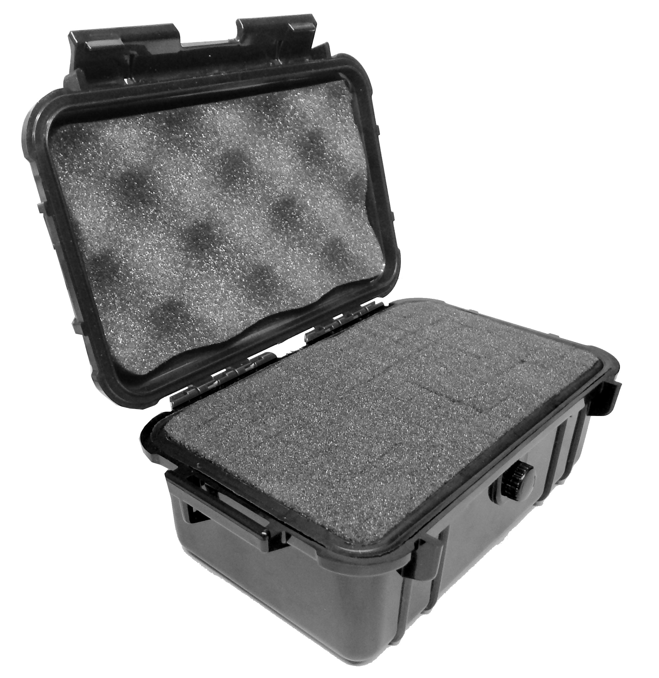 CASEMATIX 8 Waterproof Hard Travel Case with Customizable Foam Interior - Fits Accessories up to 6.25 x 3.37 x 2.25 - Perfect for Camera Gear, Tools & Electronics Protection During Travel & Outdoor Adventures