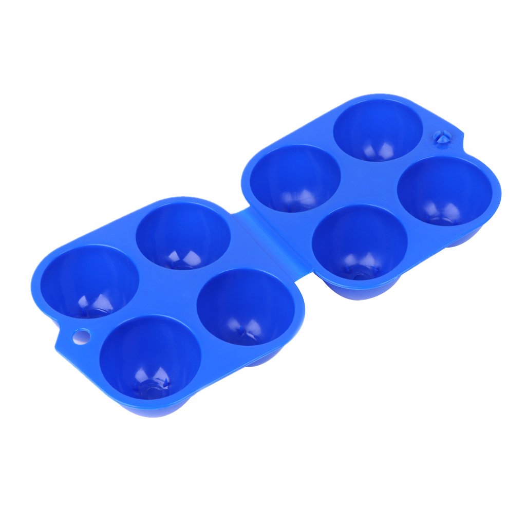 Portable Egg Holder for Camping - 12 Slot Egg Storage Container with Lid, Durable Outdoor Egg Carrier Case for Picnics, Hiking & Travel - Perfect for Fresh Egg Transport