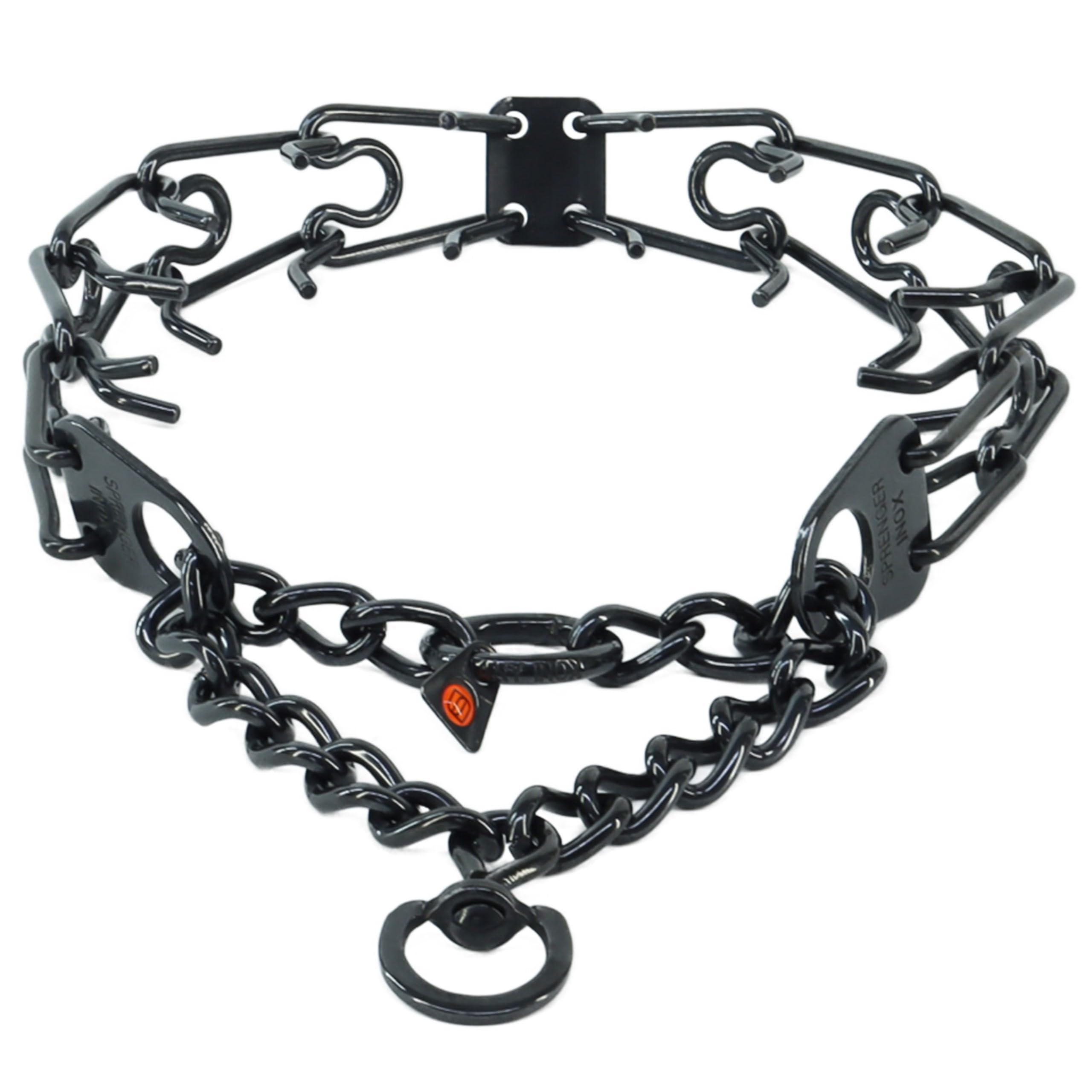 Herm Sprenger Ultra-Plus 4.0mm Stainless Steel Dog Training Collar - 25 Inch Adjustable Prong Collar for Obedience & Behavior Training - Perfect for Large Breed Dogs