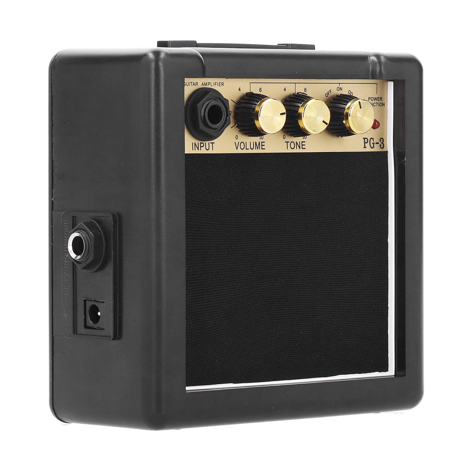 Portable 3W Mini Guitar Amplifier PG-3 for Electric Guitar & Bass - Compact Practice Amp for Home, Studio & Travel Use