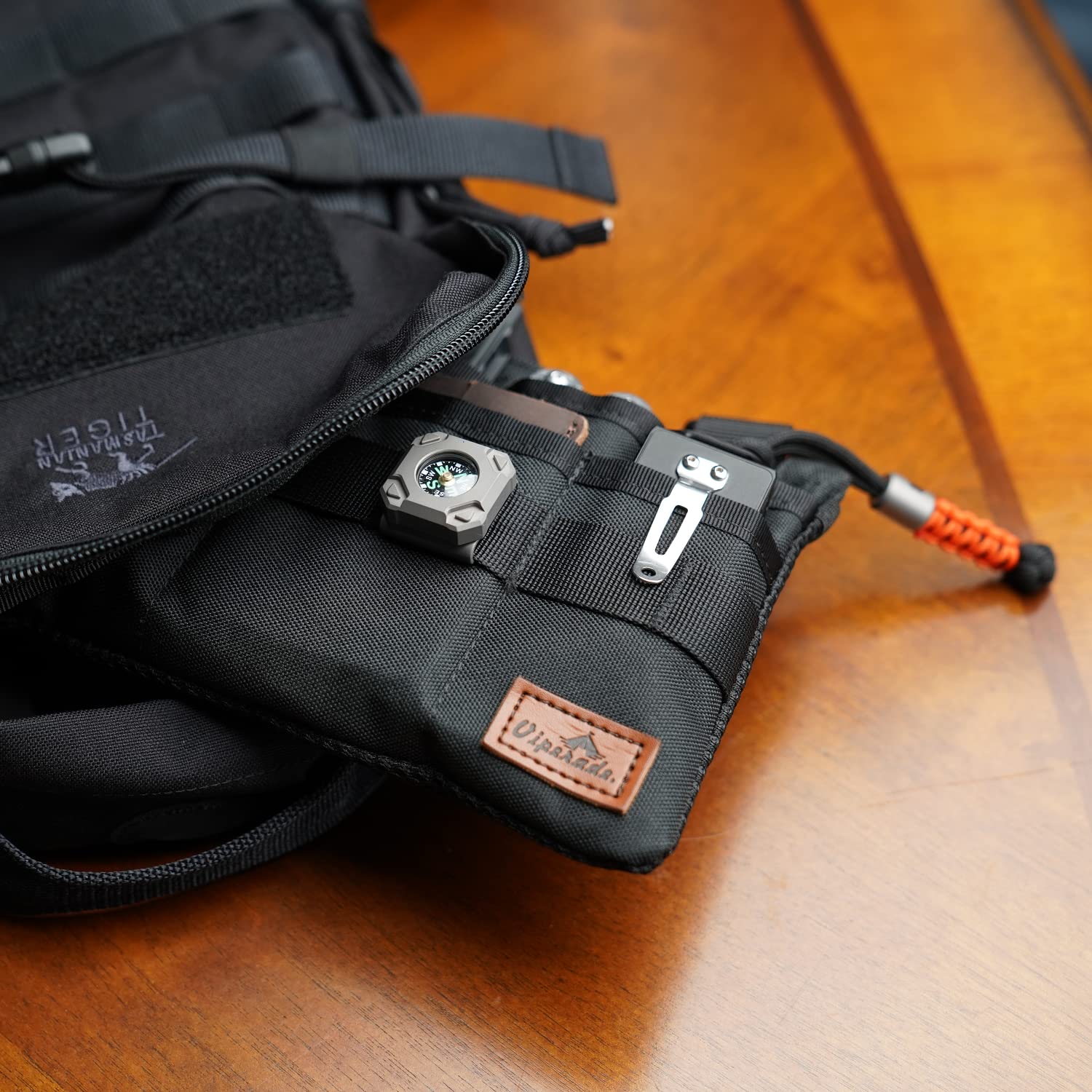 VIPERADE VE5 EDC Pocket Organizer for Men - 7-Pocket Nylon Pouch with Strap | Multitool & Utility Tool Organizer | Perfect for Camping, Hiking & Everyday Carry (EDC) Gear Storage