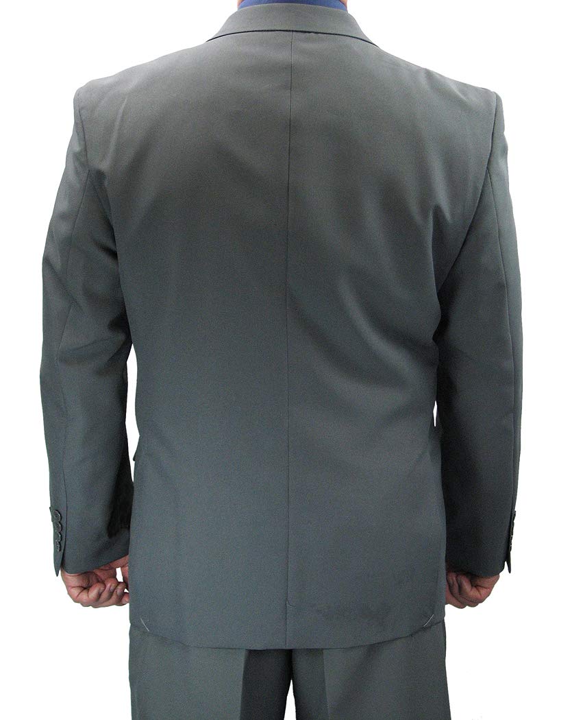 Premium Sharp Hand Tailored 2-Piece Men's Double Breasted Dress Suit with 1 Pair of Socks - Formal Business Attire for Weddings, Office & Special Occasions