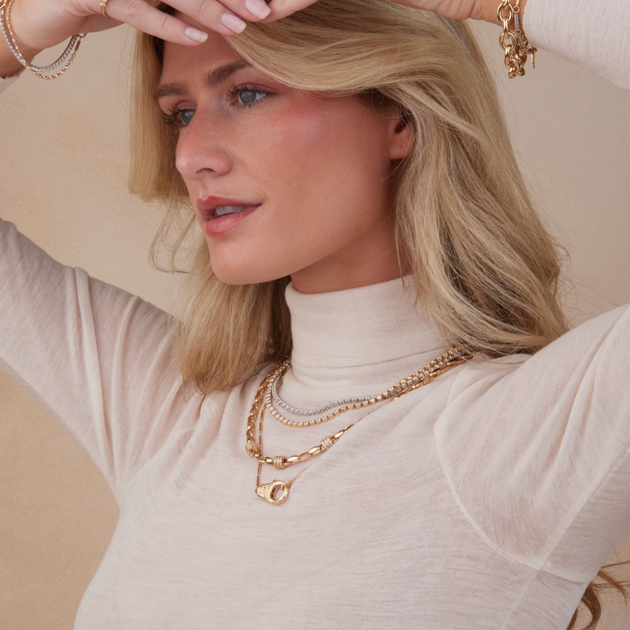 Buttercup Tennis Necklace - 14K Gold Plated Cubic Zirconia Tennis Chain for Women | Perfect for Weddings, Parties & Everyday Elegance