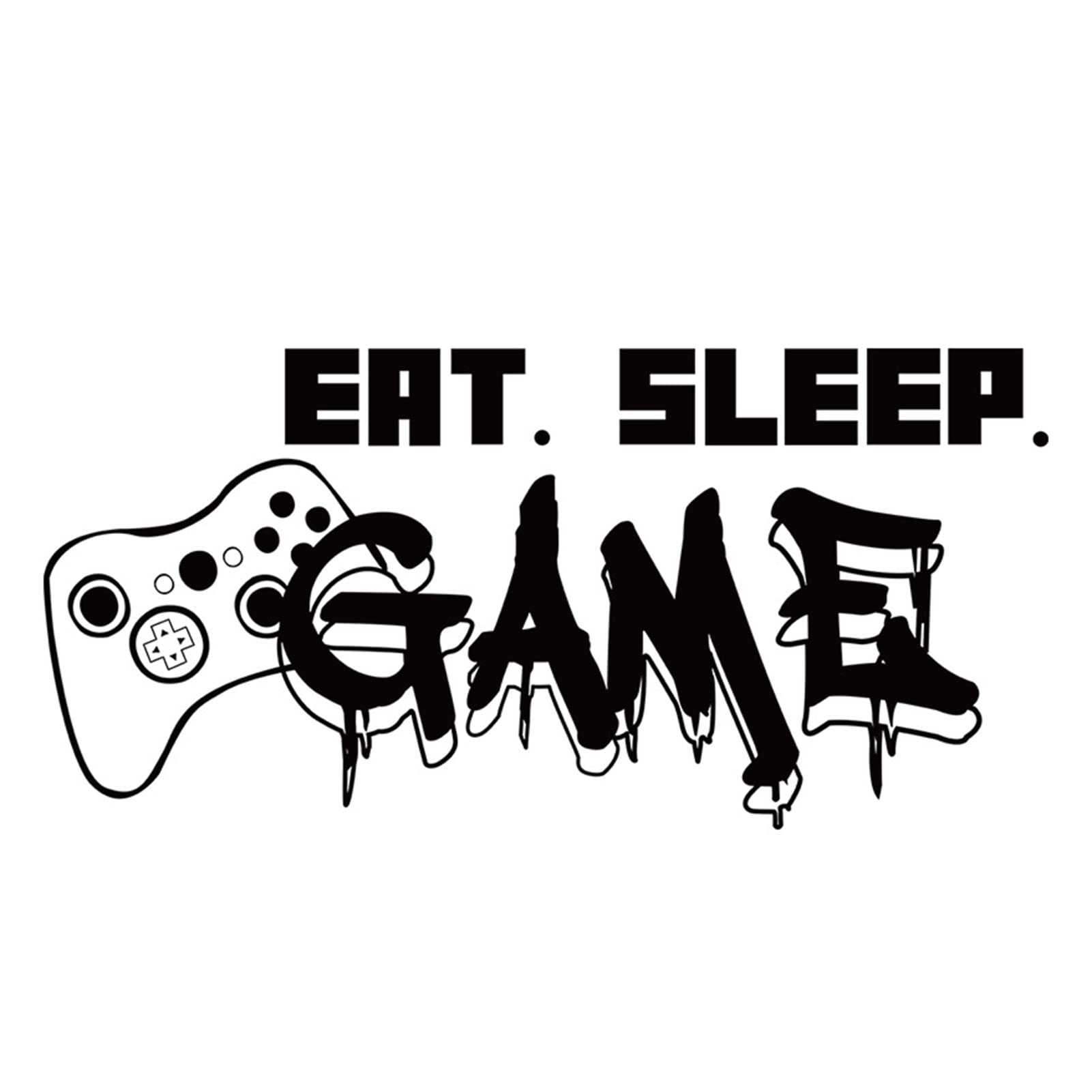 DIY Game Controller Wall Stickers - Self-Adhesive PVC Decals for Boys Room & Game Room Decor - Perfect for Gaming Enthusiasts & Bedroom Makeovers