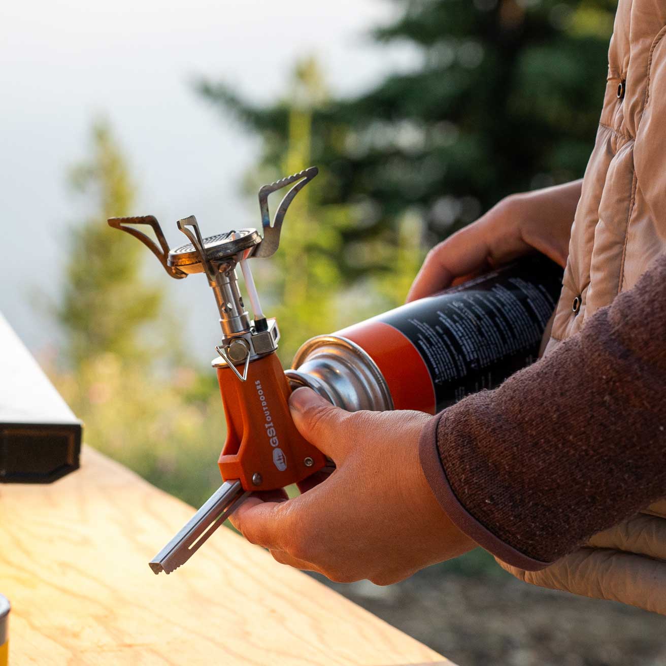 Butane Isobutane Adapter Converter - Compatible with Camping Stoves, Torches & Outdoor Cooking Gear - Perfect for Hiking, Backpacking & Survival Kits