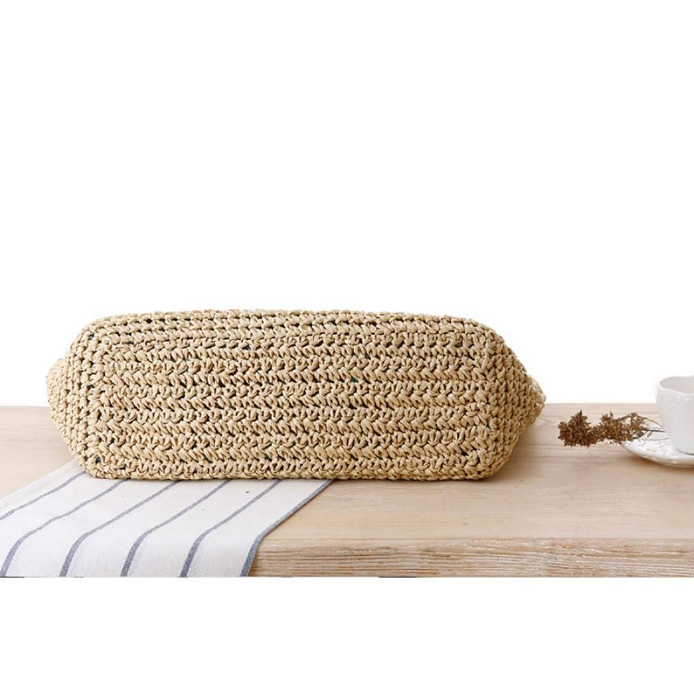 Classic Handwoven Straw Tote Bag - Retro Shoulder Bag for Women | Beach Travel, Shopping & Daily Use | Eco-Friendly & Stylish Accessory