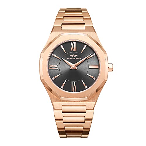 Rose Gold &Smoke Dial