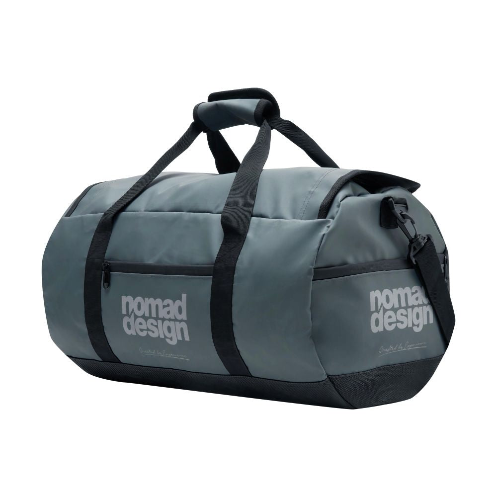 Nomad Design Duffle Bag - Waterproof Travel Duffel with Shoulder Strap for Gym, Weekend Trips & Outdoor Adventures