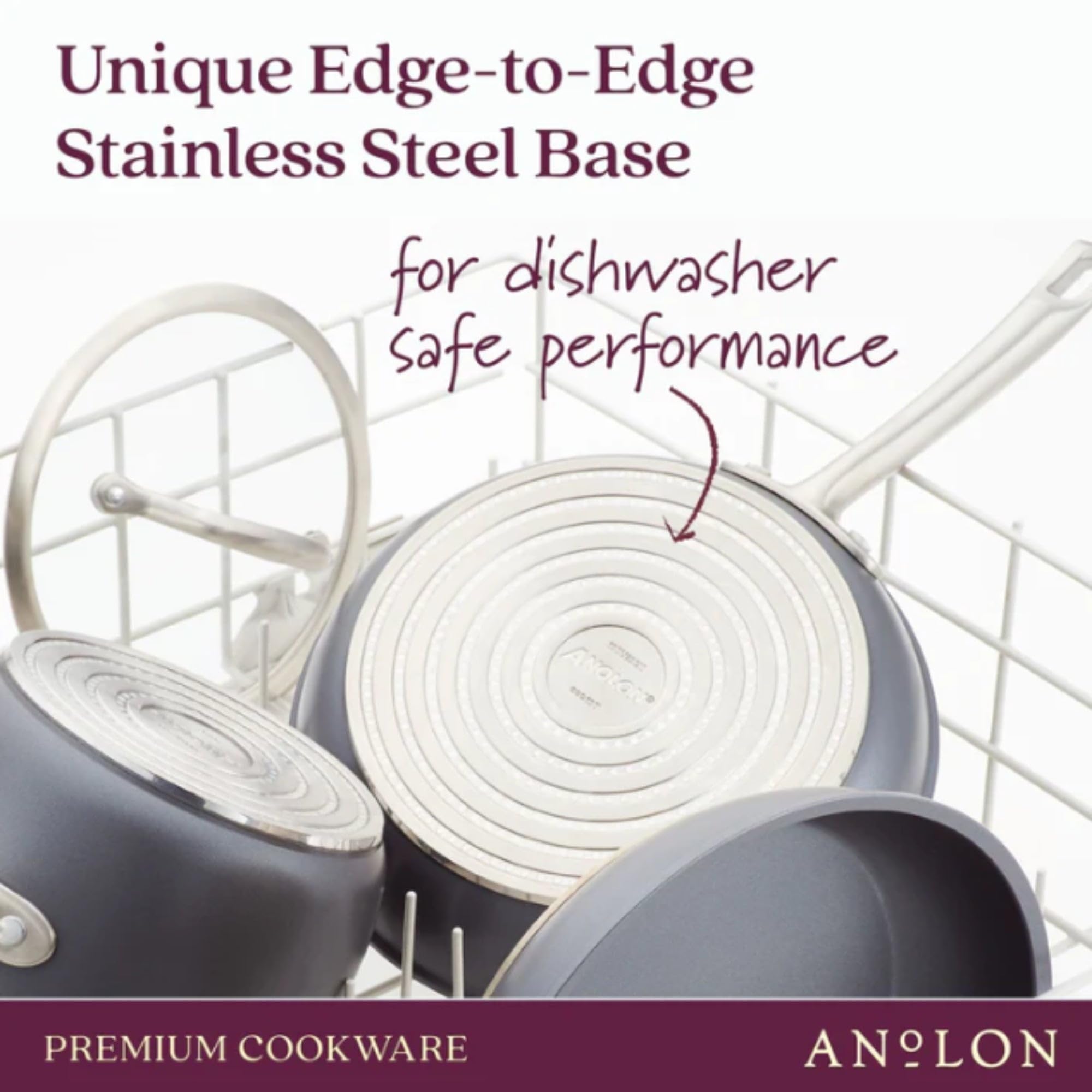 Anolon Accolade Forged Hard Anodized Nonstick Frying Pan & Skillet Set - 10