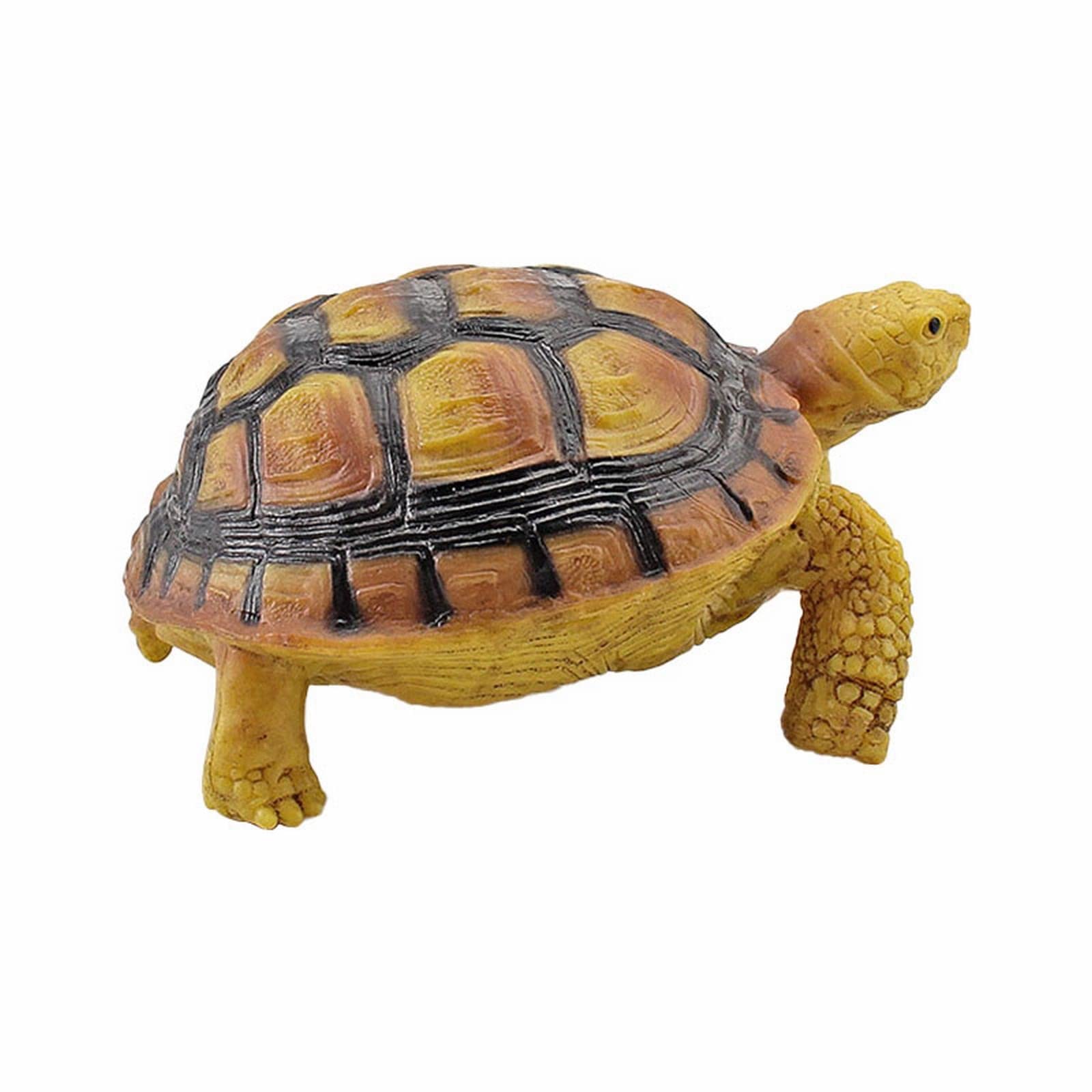 QQtangYA Miniature Turtle Animal Figures - Realistic Reptile Toys for Kids, Unique Party Decor & Baby Gifts (Set A, One Size) | Perfect for Birthday Parties, Educational Play & Collectible Displays