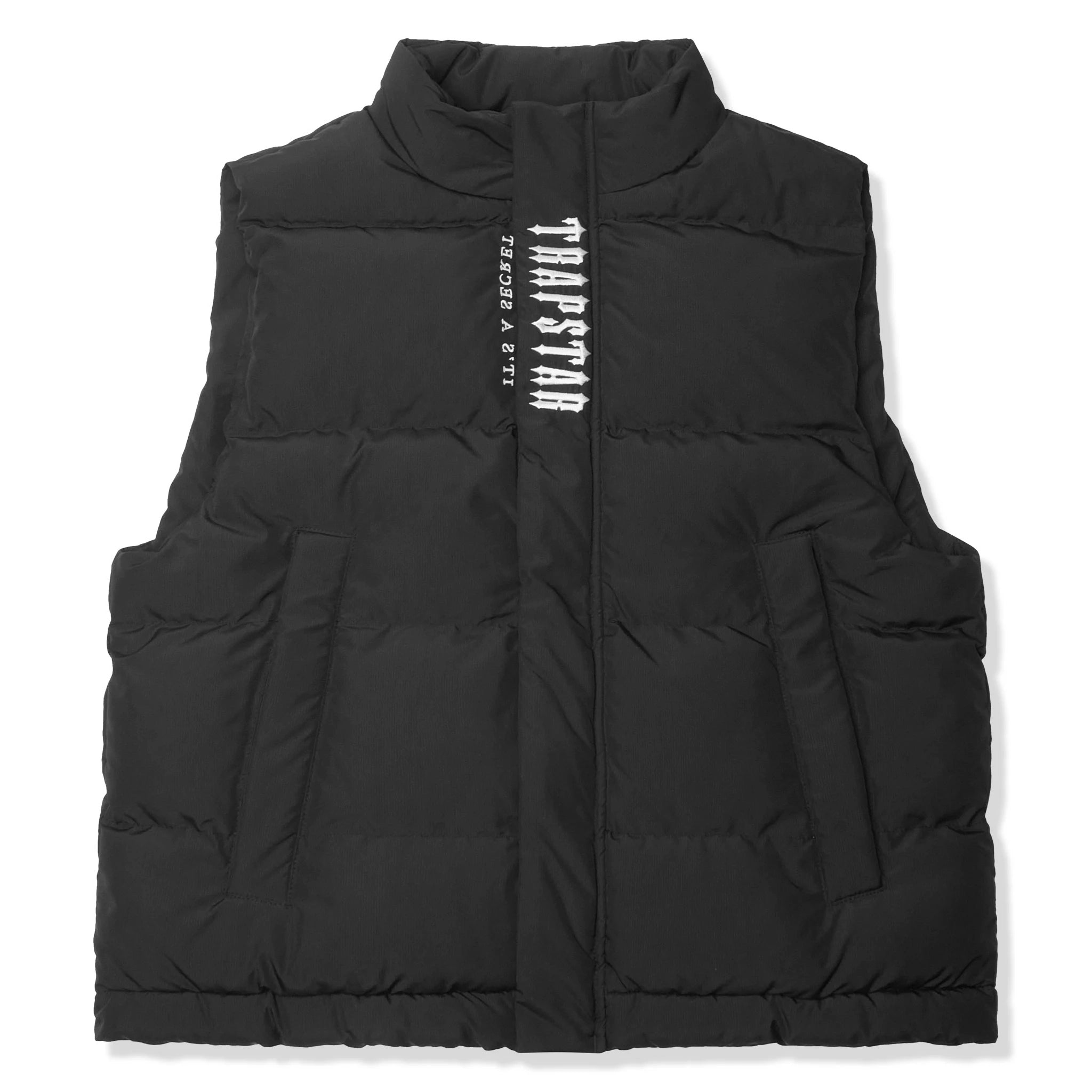 Trapstar Decoded Black & White Gilet Vest - Stylish Streetwear for Men & Women | Perfect for Urban Fashion, Casual Outfits & Night Out Looks