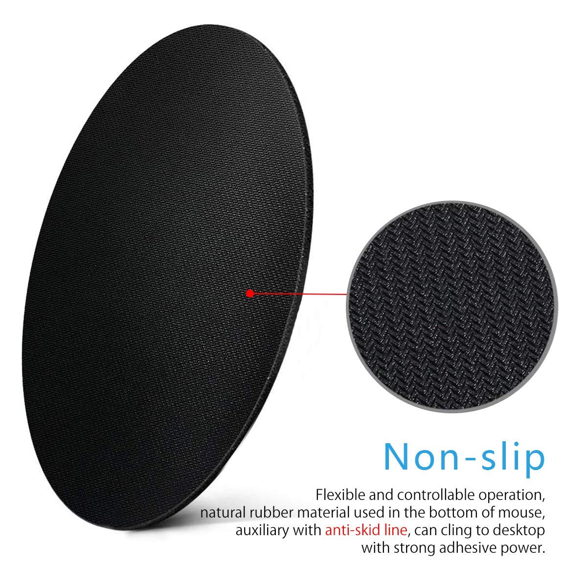 Custom Watercolor Cat Mouse Pad - Round Non-Slip Computer Mousepad with Personalized Design for Office & Gaming Desktops | Perfect Gift for Cat Lovers & Home Office Setup
