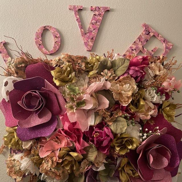 WBlooming Floral Wall Decor - Elegant Wedding Backdrop, Party & Baby Shower Decoration - Perfect for Anniversaries, Bridal Showers & Special Events | Heavenly Weddings By Angel LLC