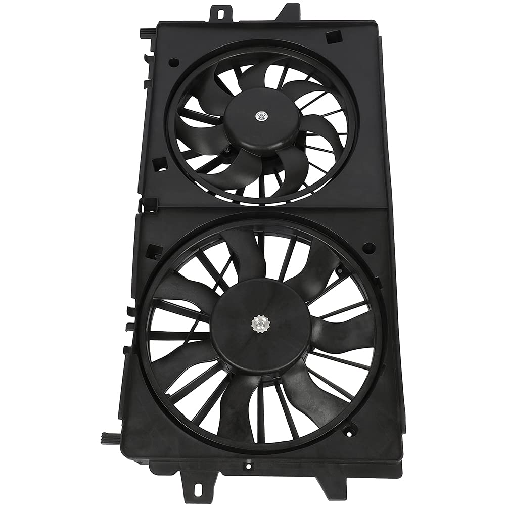 2005-2008 Pontiac Grand Prix 5.3L GXP Radiator Condenser Cooling Fan Assembly Replacement - Driver & Passenger Side (LH RH) - Perfect for Engine Overheating Prevention & Summer Driving