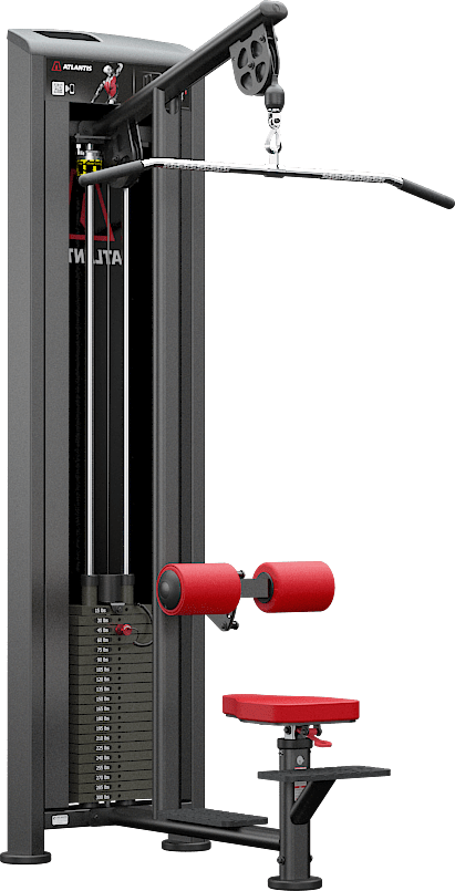 ATLANTIS Lat Pulldown Machine - Professional Gym Equipment for Back Workouts | Perfect for Home & Commercial Gyms