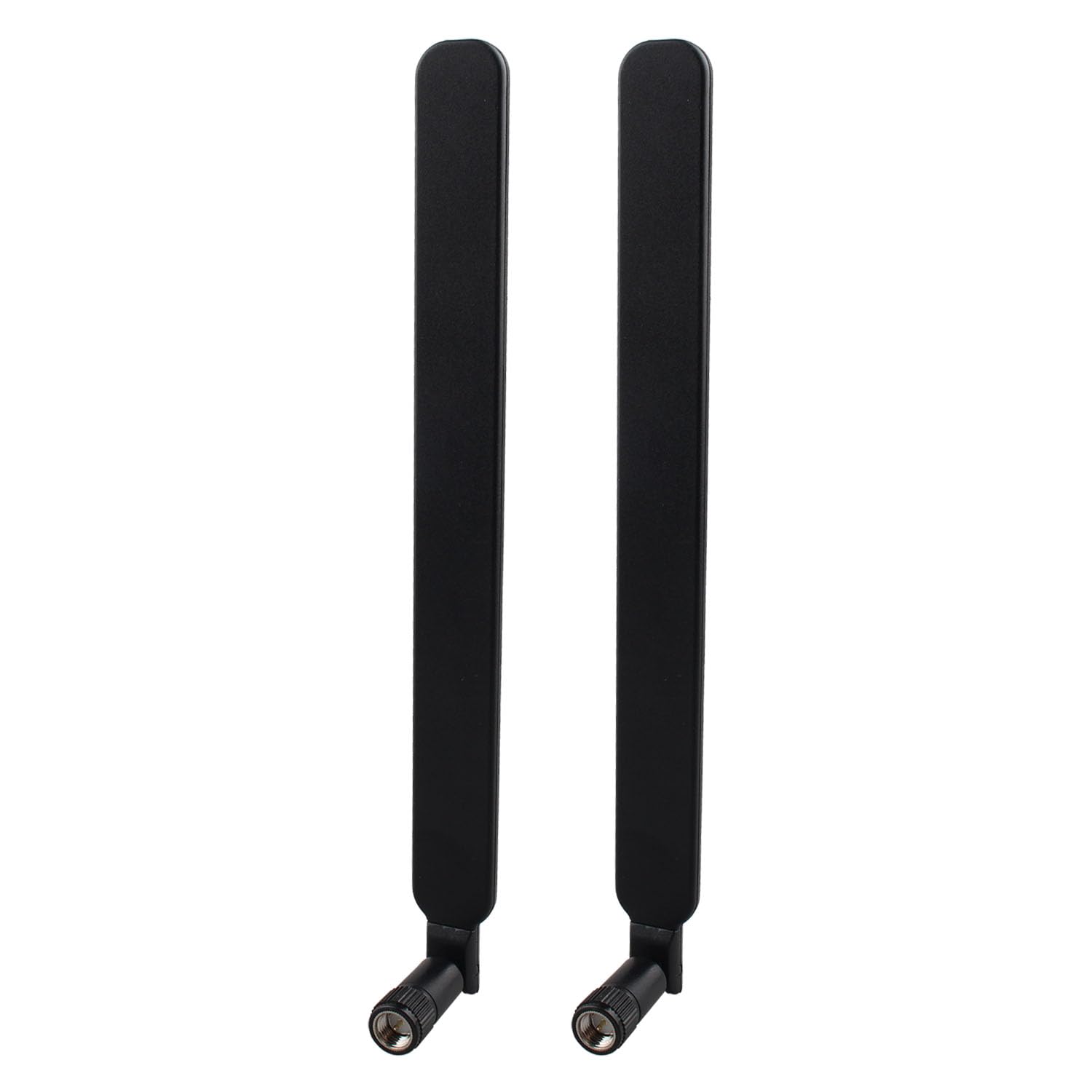 2-Pack 4G LTE SMA Male Omni-Directional Antenna 8dBi Gain - Full Band External Antenna for CPE Routers, Trail Cameras, Mini PCIE Cards, Wireless Access Points, Range Extenders & Modems - Boost Signal for Outdoor/Indoor Connectivity