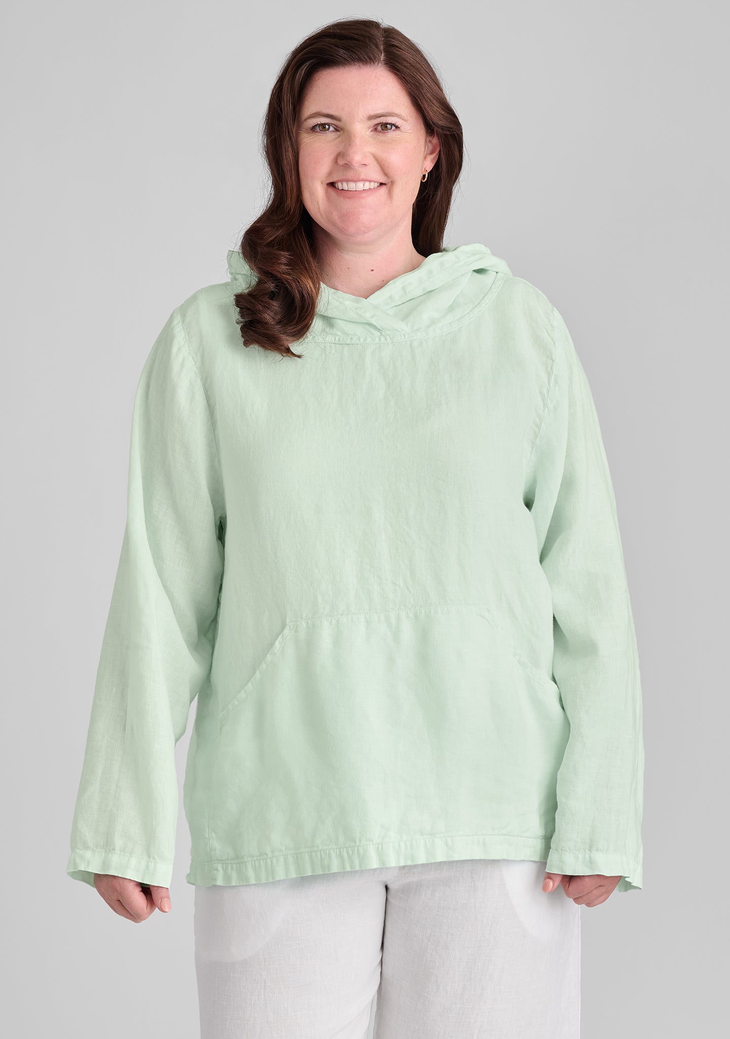Premium Linen Hooded Shirt for Men & Women - Soft Breathable Pullover Hoodie for Casual Wear, Outdoor Activities & Loungewear