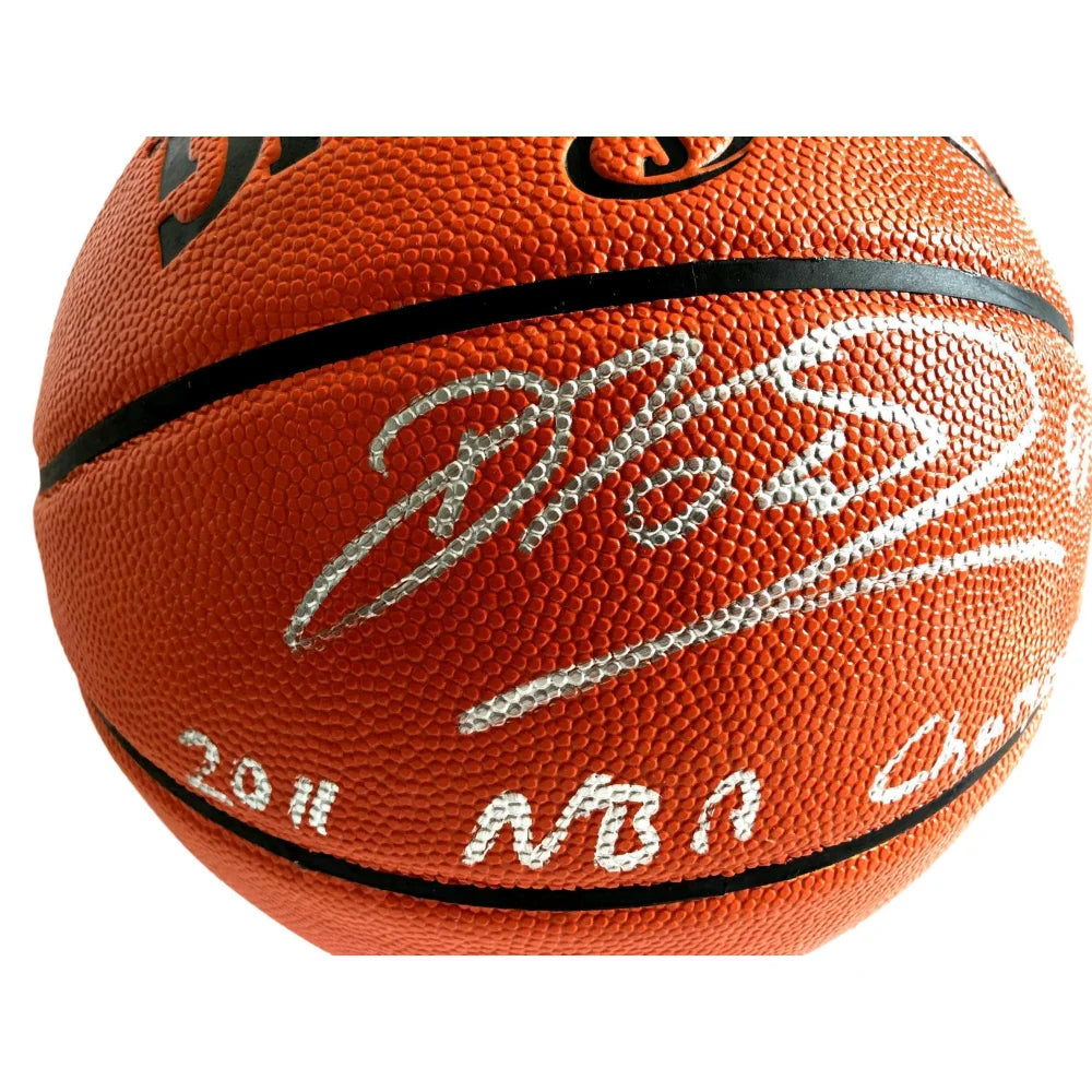 Dirk Nowitzki Autographed NBA Basketball - Signed 2011 Dallas Mavericks Championship Memorabilia with COA - Perfect for Sports Collectors, Fans, and Home Decor