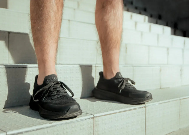 8000Kicks Premium Black Hemp Runner - Eco-Friendly & Durable Sneakers for Men & Women | Perfect for Running, Walking & Casual Wear