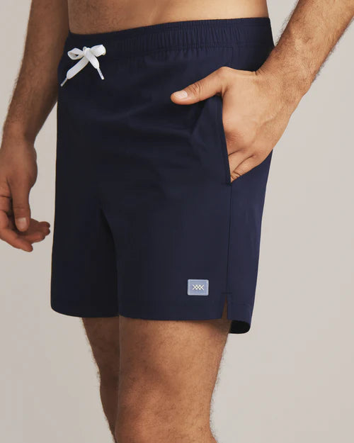 Rhone Men's 5.5 Inch R&R Swim Trunks - Quick-Dry, UPF 50+ Swim Shorts for Men | True Navy | Perfect for Beach, Pool & Water Sports