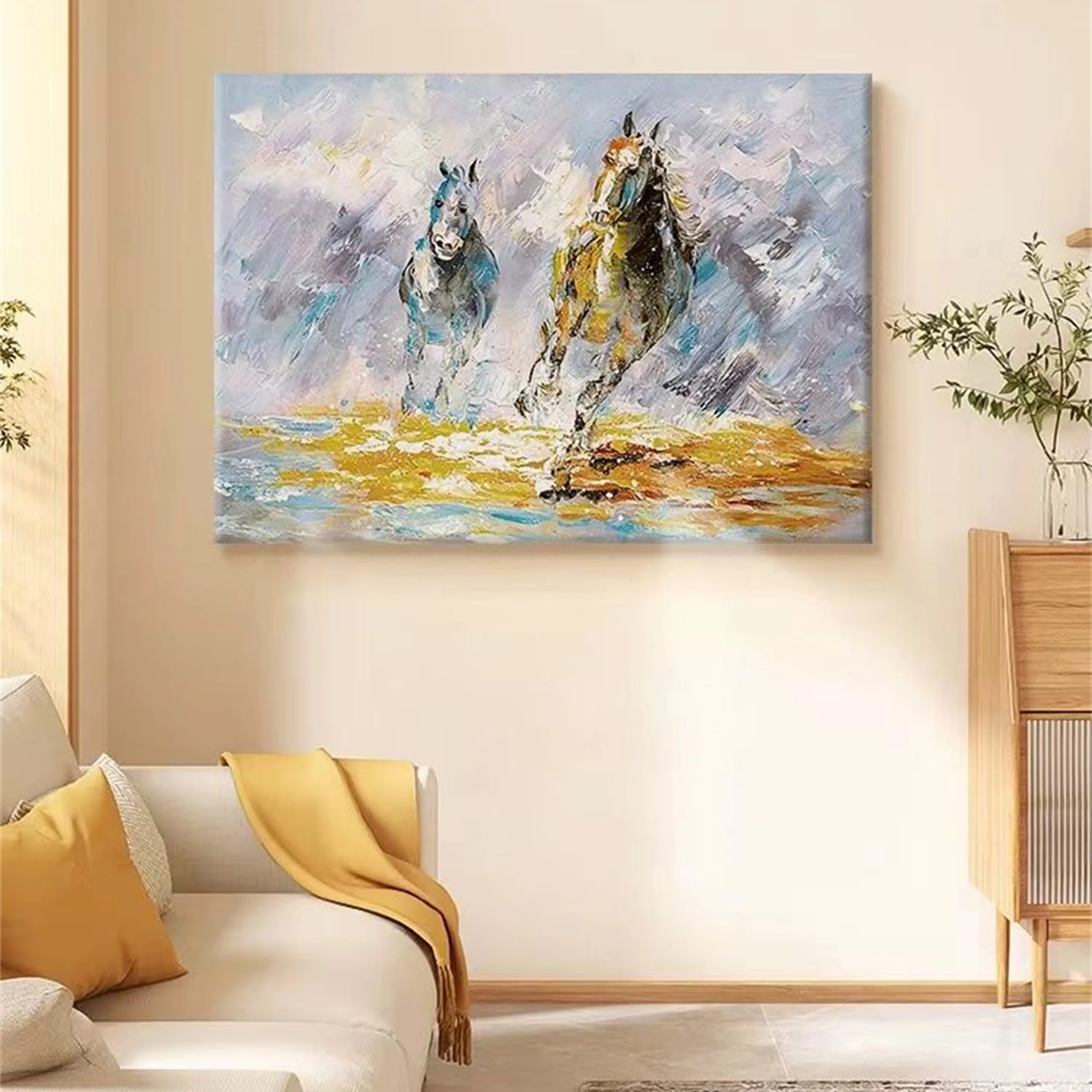 Animal Art Painting #AP011 - Handmade Canvas Wall Decor for Living Room, Bedroom & Office | Unique Wildlife Artwork for Home & Gifts