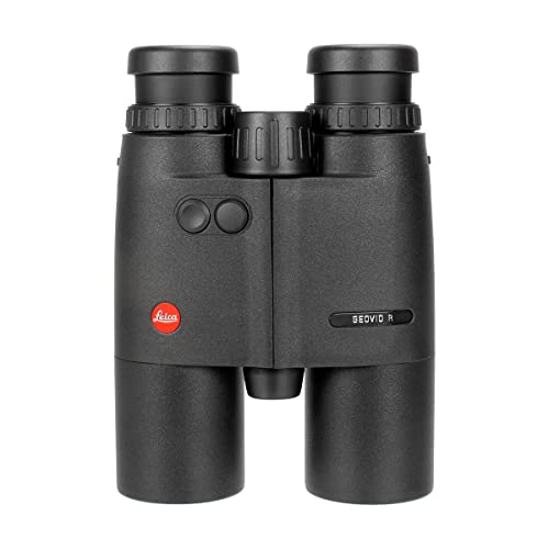 LEICA Geovid R Gen 2022 Compact Lightweight Hunting & Bird Watching Rangefinder Binoculars with Carrying Strap - Perfect for Outdoor Adventures, Wildlife Observation, and Precision Distance Measurement