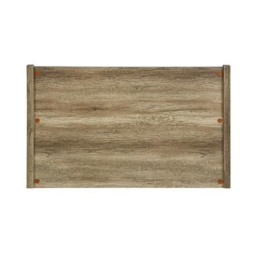 Solid Oak Wooden Double Bed Frame - Queen Size, Natural Finish | Sturdy & Elegant Bedroom Furniture for Master Bedroom or Guest Room