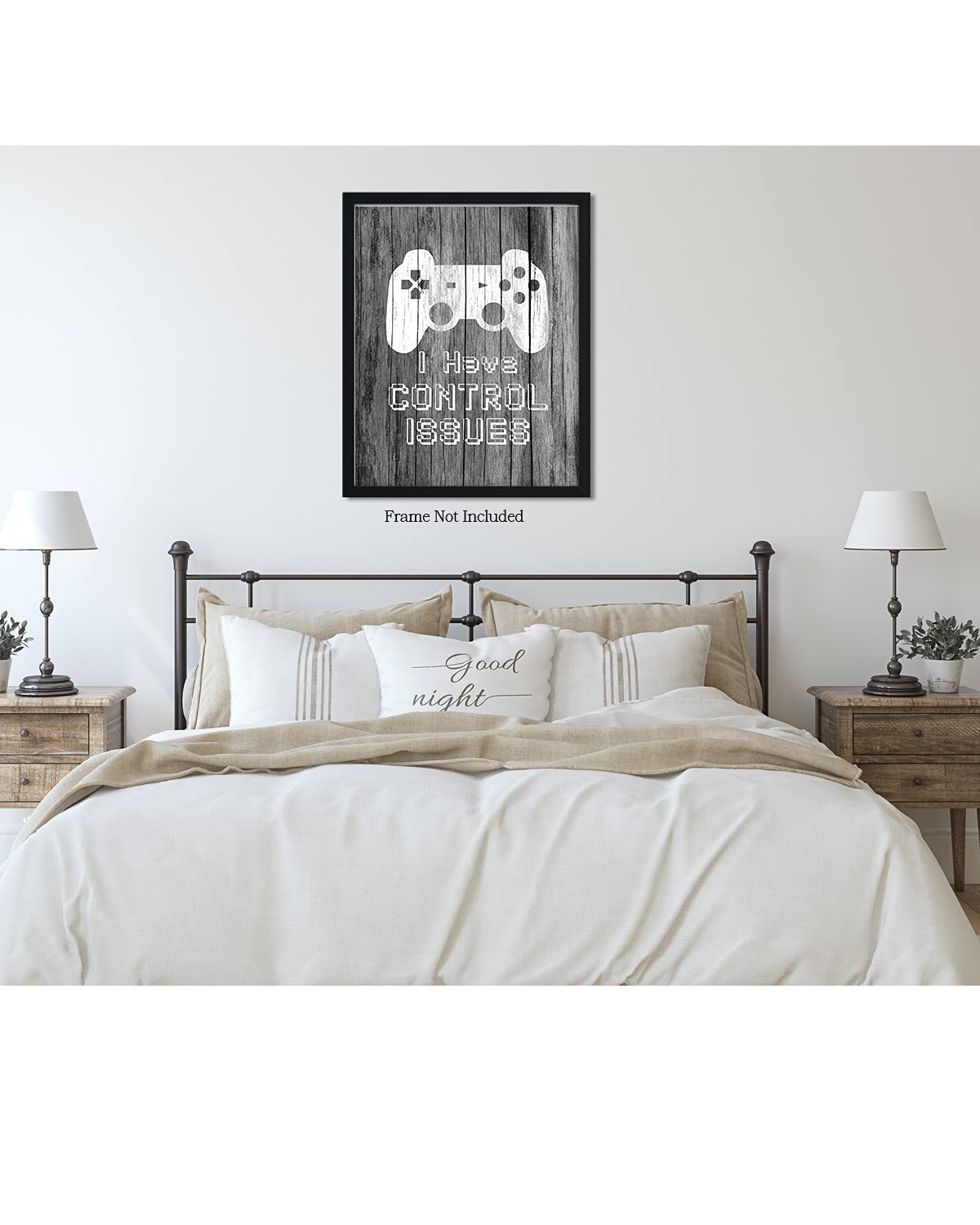 Funny Video Gaming Wall Art - 32x40 Unframed Poster for Gamers - Perfect for Gamer Gifts, Birthday Party Decor & Game Room Wall Decor - Great for Living Room, Bedroom or Man Cave