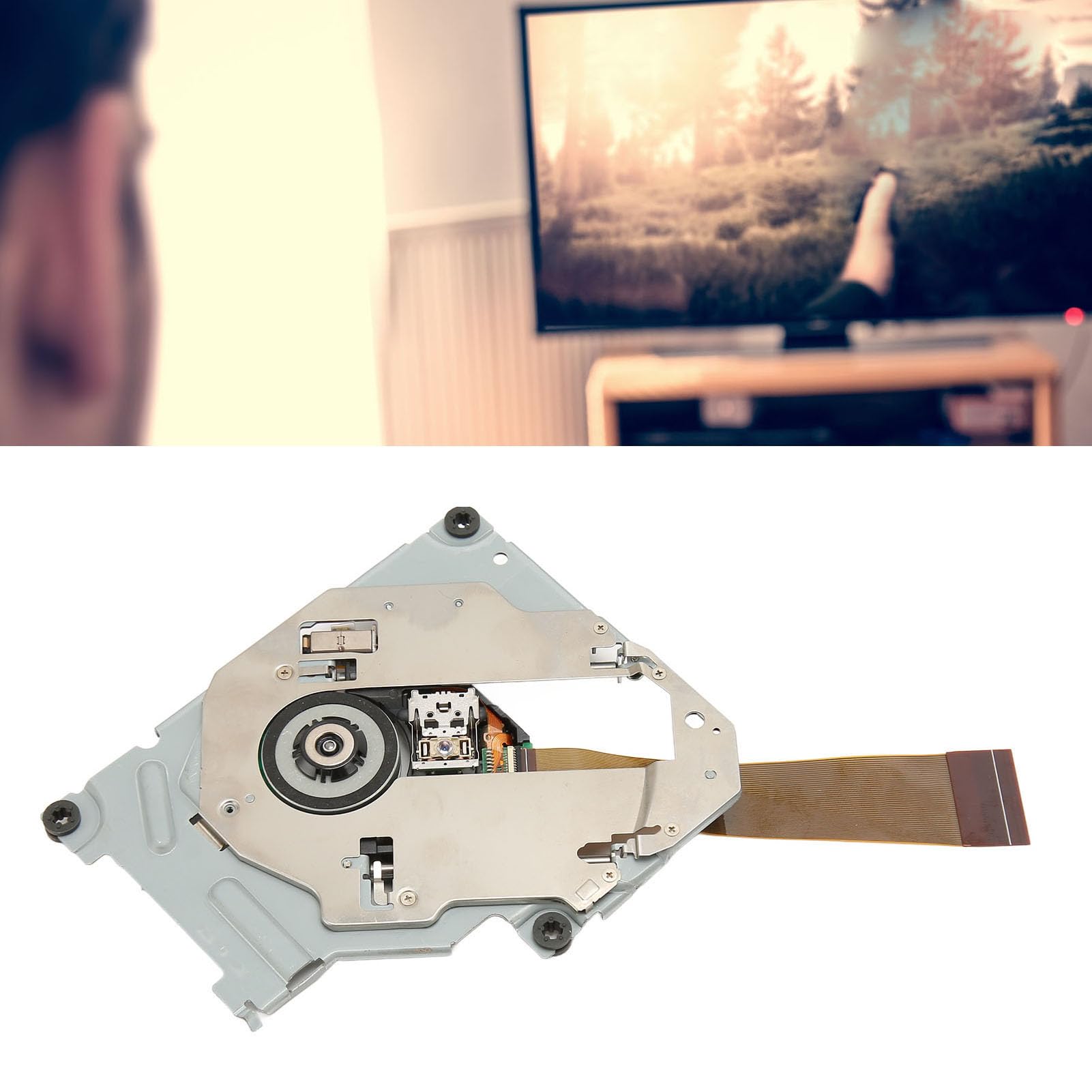 High-Quality DVD Lens for HD Sound & Video Playback - Easy Installation Replacement Part with Stand | Perfect for Home Theater Systems & DVD Player Repairs