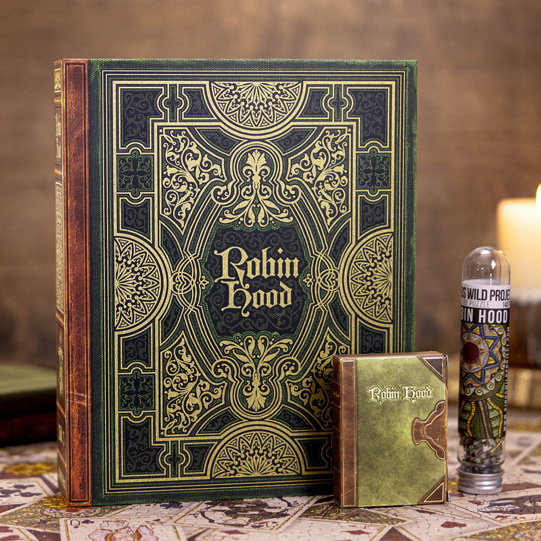 Robin Hood Puzzle Set - 300 Piece Medieval Adventure Jigsaw Puzzle for Adults & Kids - Perfect for Family Game Night & Educational Play