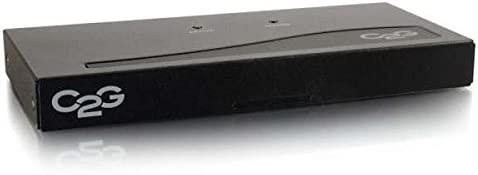 2 Port UXGA Monitor Splitter Extender - Male Input, TAA Compliant - Ideal for Office, Gaming & Multi-Screen Setups