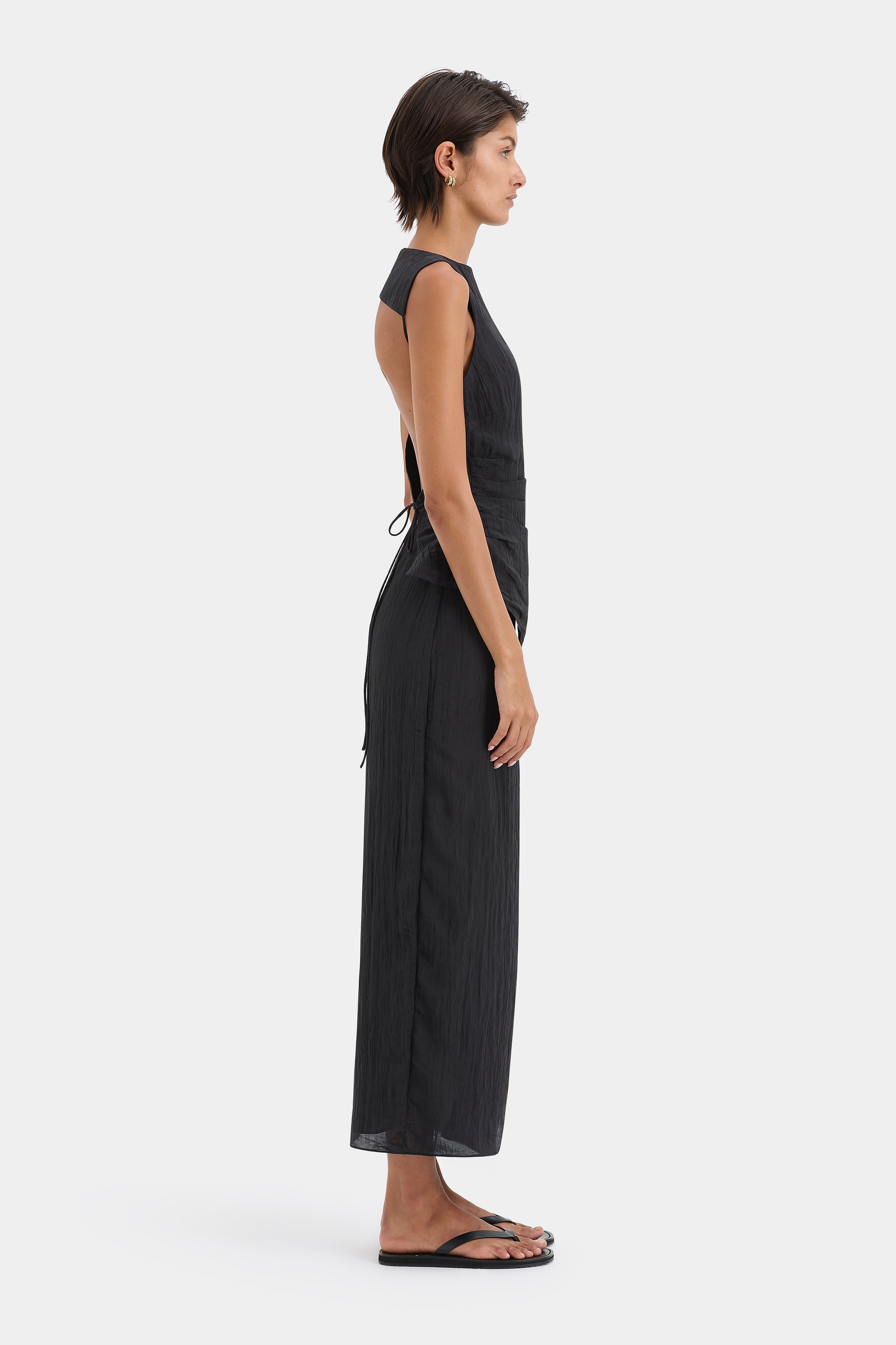 Ligera Open Back Top for Women - Sexy Sleeveless Summer Blouse - Perfect for Beach, Party & Date Night Outfits