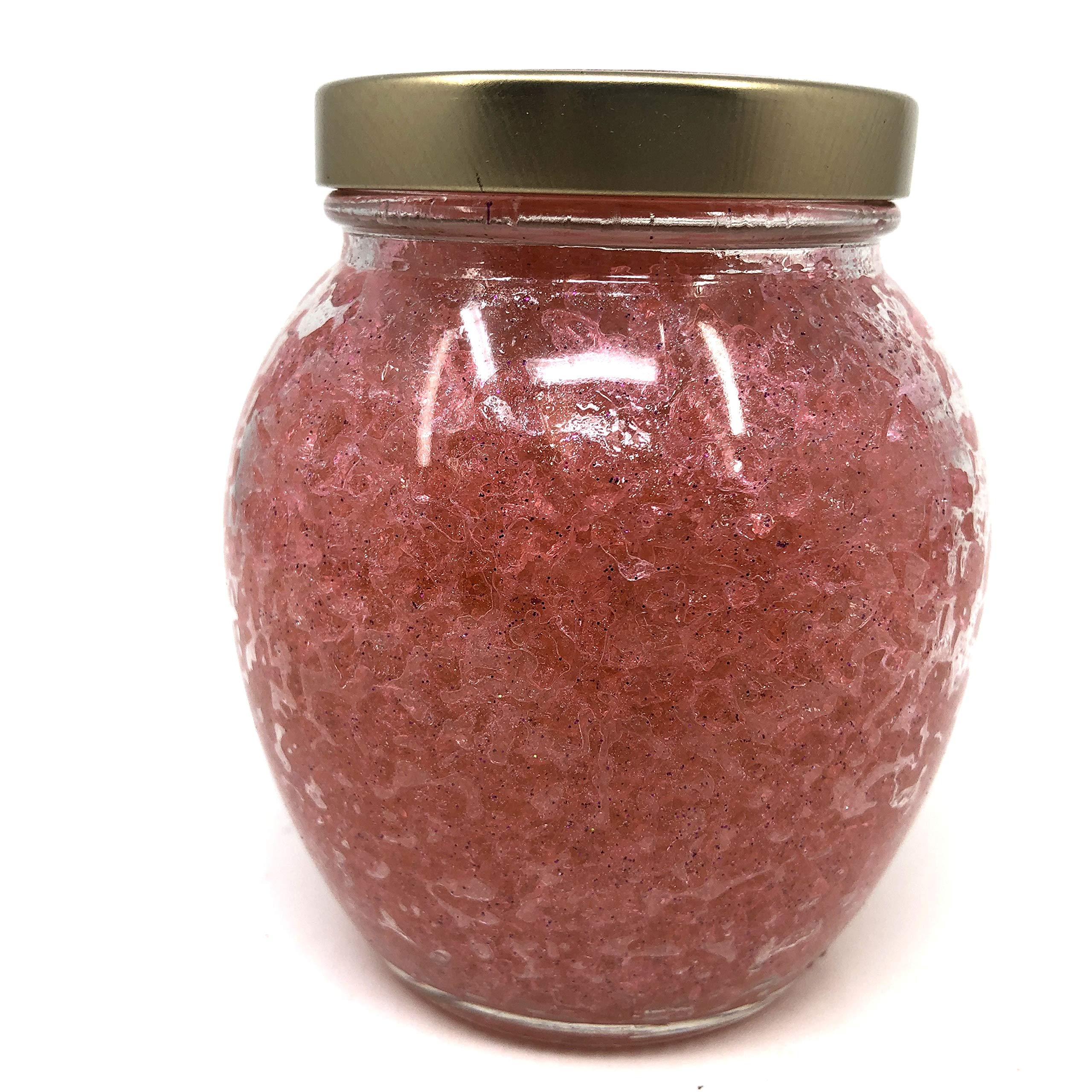 Smelly Jelly Cherry Blossom Scented Wax Melts - 12oz Handcrafted Glass Jar, Floral Home Fragrance Alternative to Candles | Room Freshener for Bedroom, Bathroom & Office