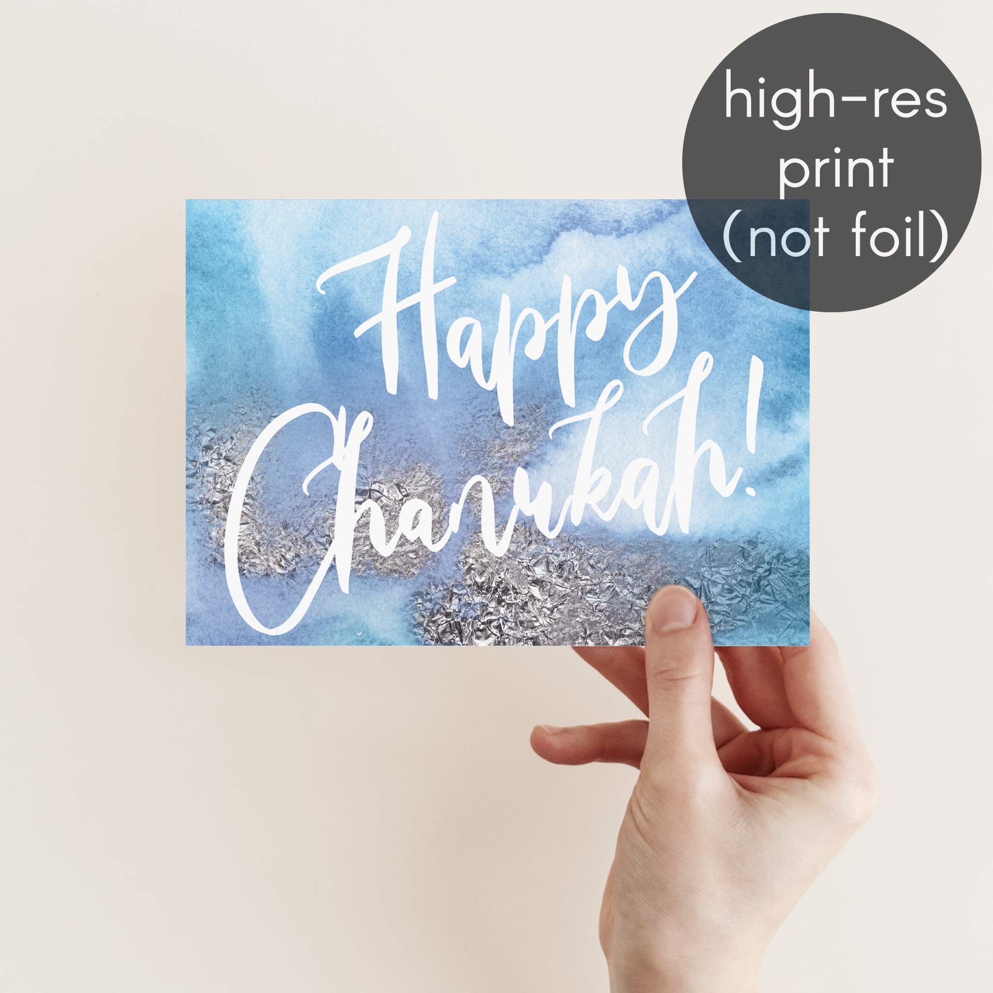 Happy Hanukkah Cards - 24 Pack Modern Blue Hanukkah Greeting Cards with Envelopes, Blank Inside for Personal Messages, Unique Jewish Holiday Stationery for Hanukkah, Chanukah, Festival of Lights - Perfect for Family Gatherings, Office Parties & Holiday Gift Exchanges