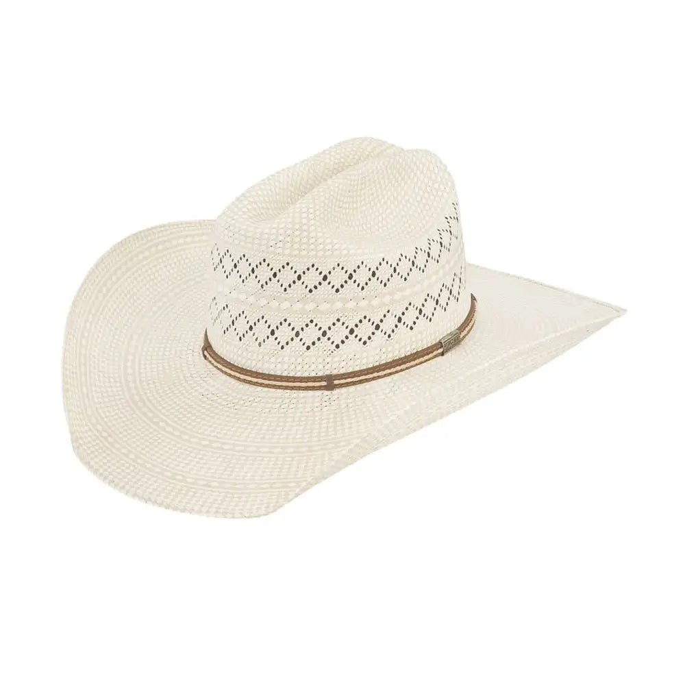 Larry Mahan's 10X Premium Straw Cowboy Hat - Western Rope Style for Men & Women - Perfect for Rodeo, Ranch Work, and Outdoor Adventures