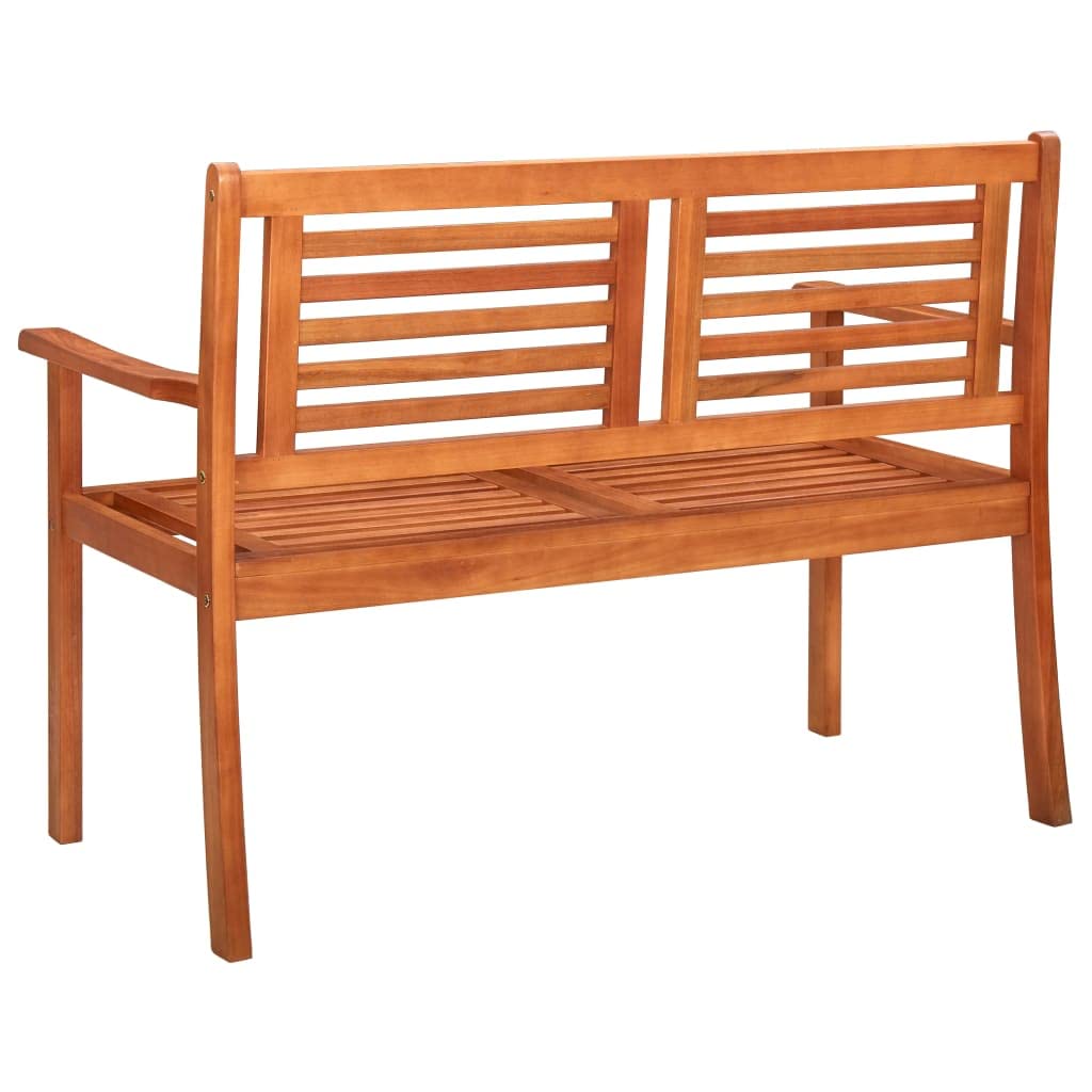 vidaXL 2-Seater Patio Bench with Cushion - 47.2