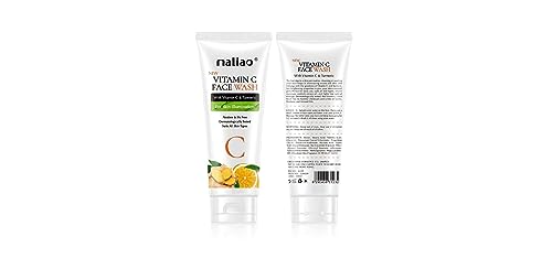 Maliao Vitamin C & Turmeric Brightening Face Wash for Glowing Skin - Gentle Cleanser for Acne, Dark Spots & Dullness | Morning & Night Skincare Routine