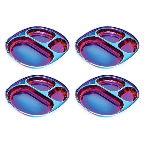Iridescent Blue / 4 Plates