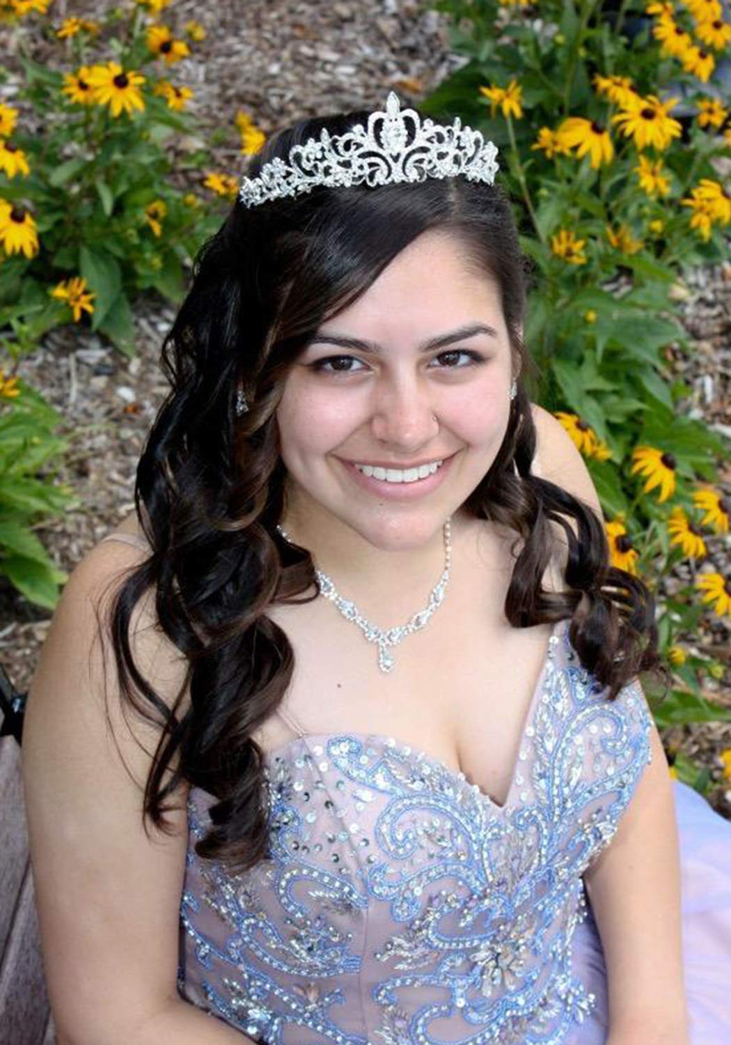 COCIDE 2-Pack Girls Crystal Tiara Crown Set - Gold & Silver Rhinestone Headbands for Birthday, Flower Girl, Prom, Halloween Costume, Cosplay | Perfect for Princess Parties, Pageants, Christmas Gifts & Special Occasions