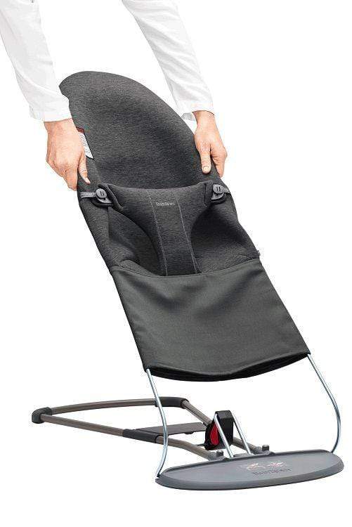 BabyBjorn Fabric Seat for Bouncer Bliss | 3D Jersey Charcoal Grey | Comfortable & Washable Baby Bouncer Seat Cover | Perfect for Newborns & Infants | Home & Nursery Essential