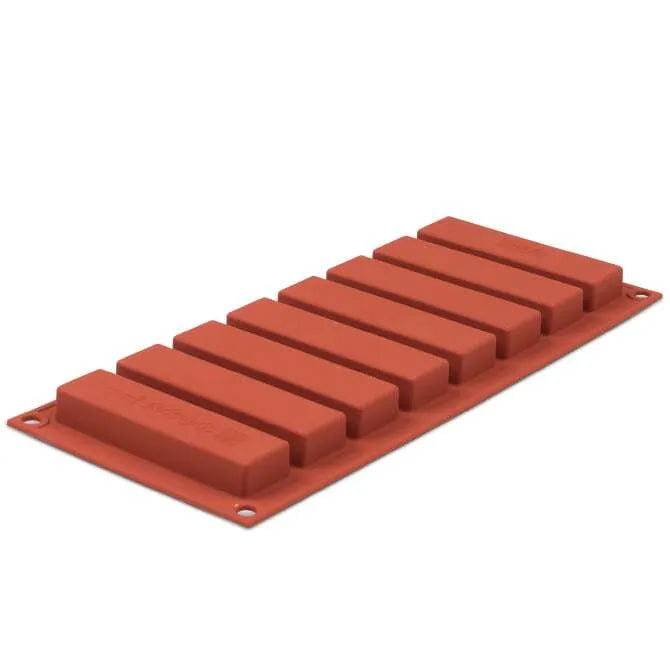 Premium Slim Bar Silicone Mold - 8 Cavity Chocolate & Candy Making Mold for DIY Desserts, Baking, Soap Making - Perfect for Home Kitchen & Professional Use