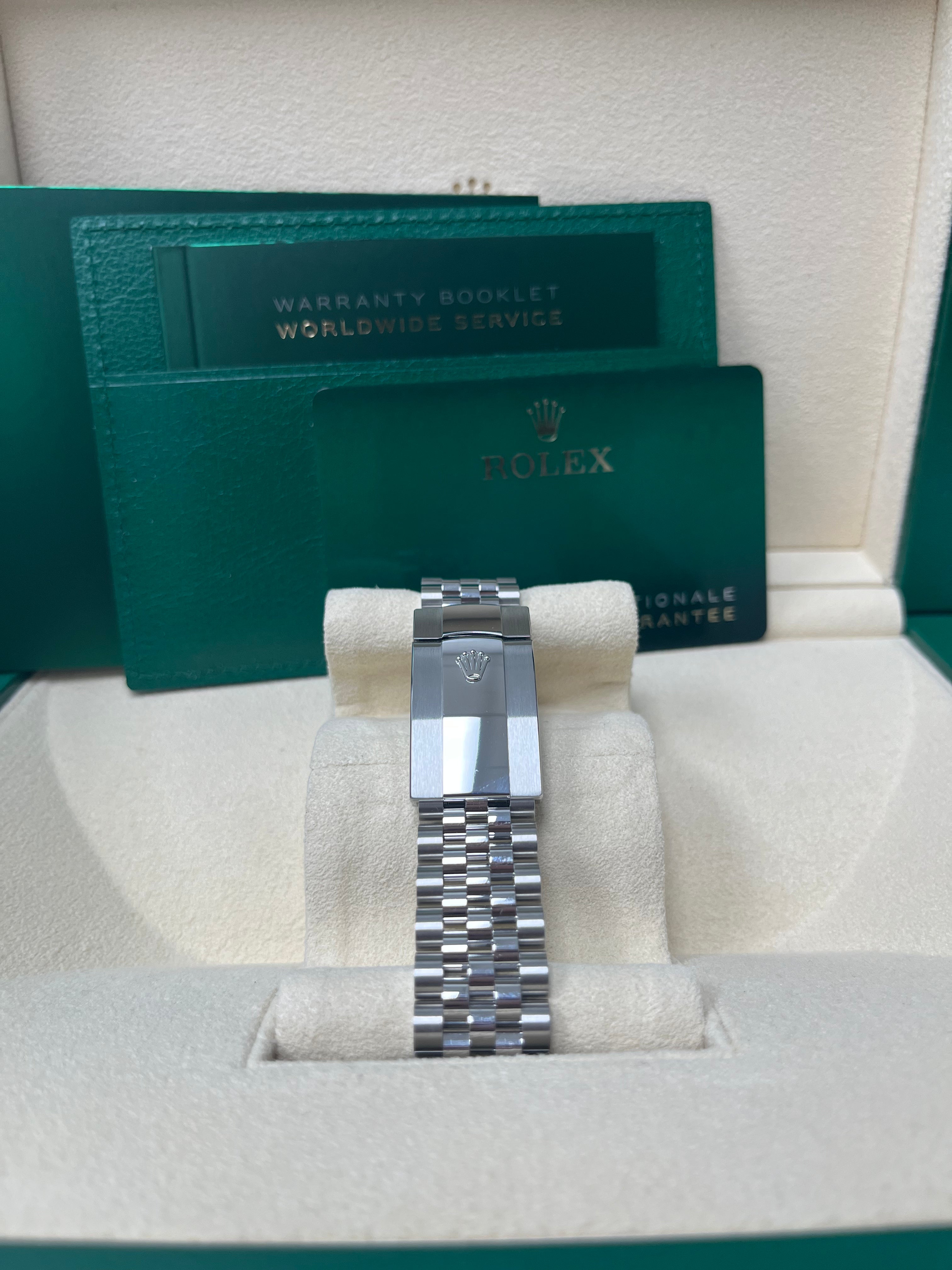 Rolex Datejust 41 Men's Watch - Stainless Steel & White Gold, Black Index Dial, Fluted Bezel, Jubilee Bracelet (Ref# 126334) | Luxury Dress Watch for Business & Formal Occasions