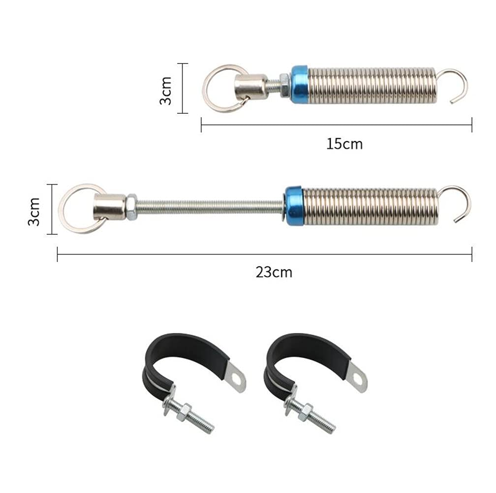 2PCS Universal Adjustable Car Trunk Spring Lifters - Heavy Duty Auto Trunk Lift Support for Sedan, SUV, Hatchback - Easy Installation & Enhanced Convenience for Loading/Unloading