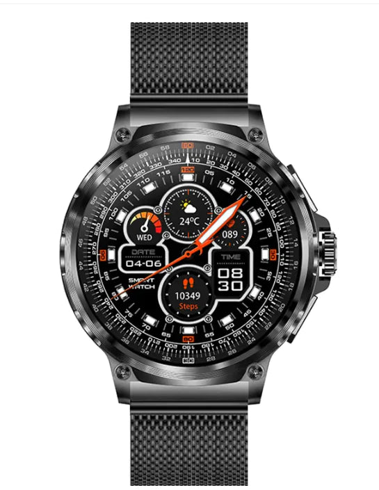 Bluetooth Multi-Sport Smartwatch with Heart Rate & SpO2 Monitoring - Fitness Tracker for Running, Cycling & Swimming - Perfect for Athletes & Outdoor Enthusiasts