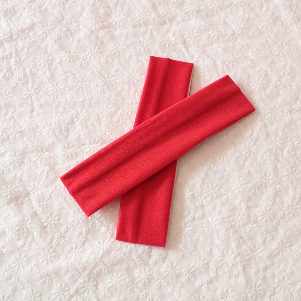24 Pack Yoga Sports Headbands - Soft Stretchy Elastic Workout Headbands for Women & Men - Gym, Running, Fitness, Tennis & Yoga Hair Accessories
